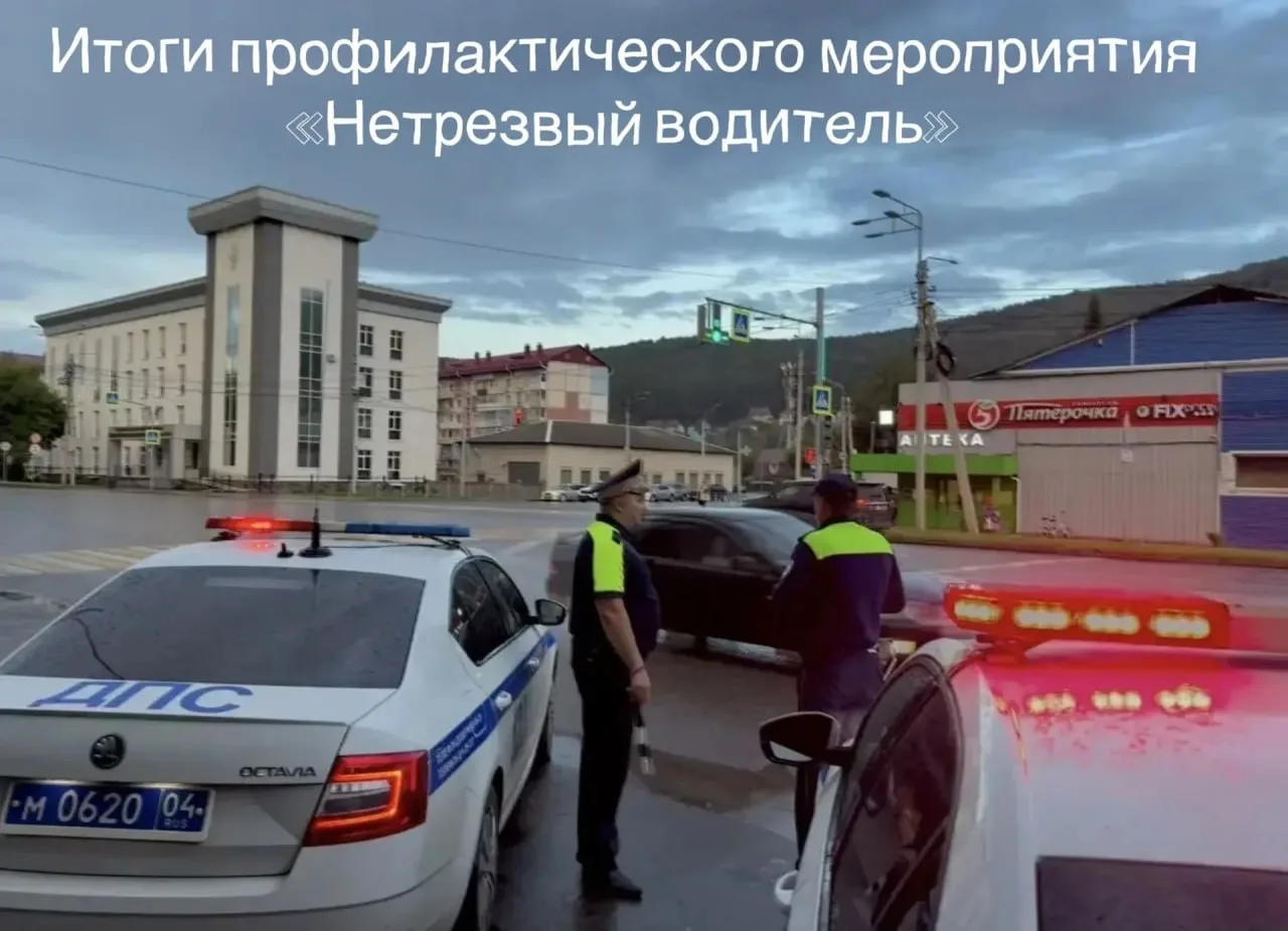 В Республике Алтай 12 сентября прошло специальное профилактическое мероприятие «Нетрезв...