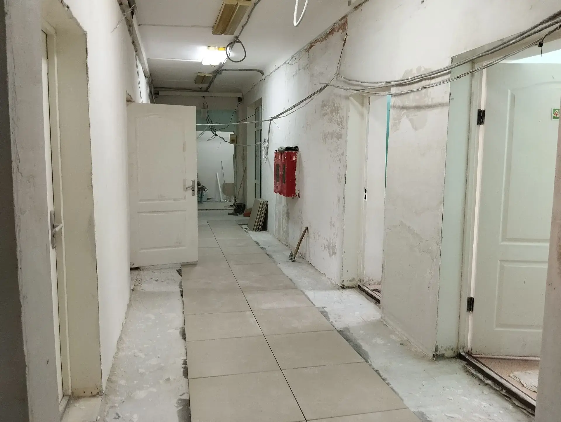 👷‍♂️В детской поликлинике ШГБ идет капремонт