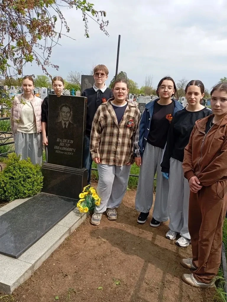 📆 Накануне празднования дня Великой Победы обучающиеся МОУ"СОШ №8" с. Новоселицкого пр...
