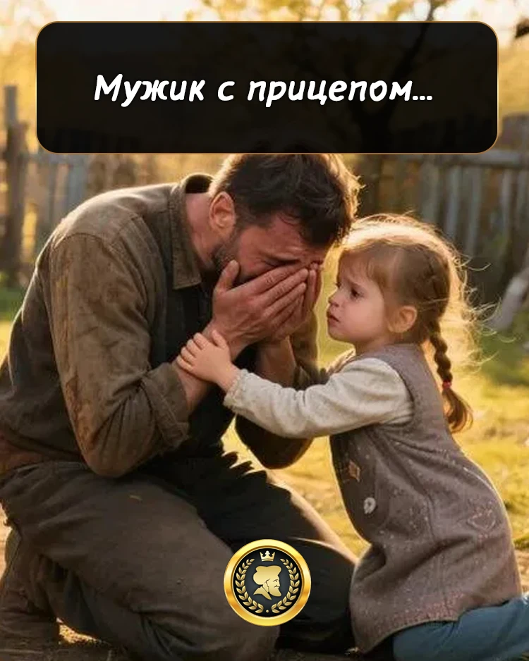 МУЖИК С ПРИЦЕПОМ 🌱

В тот холодный ноябрьский вечер он пришёл с дочкой на руках.
Маленькая Маруся г