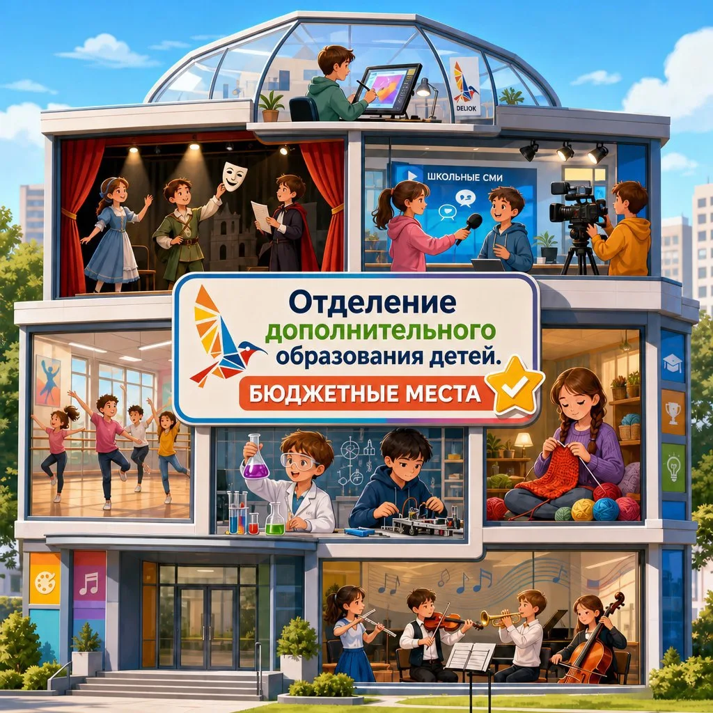 🎉 Открываем запись в объединения дополнительного образования детей (ОДОД)!