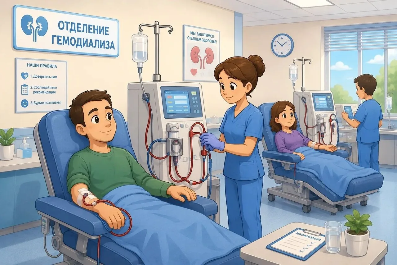 На постоянную официальную работу в отделении искусственной почки «Больницы Вишневского»...