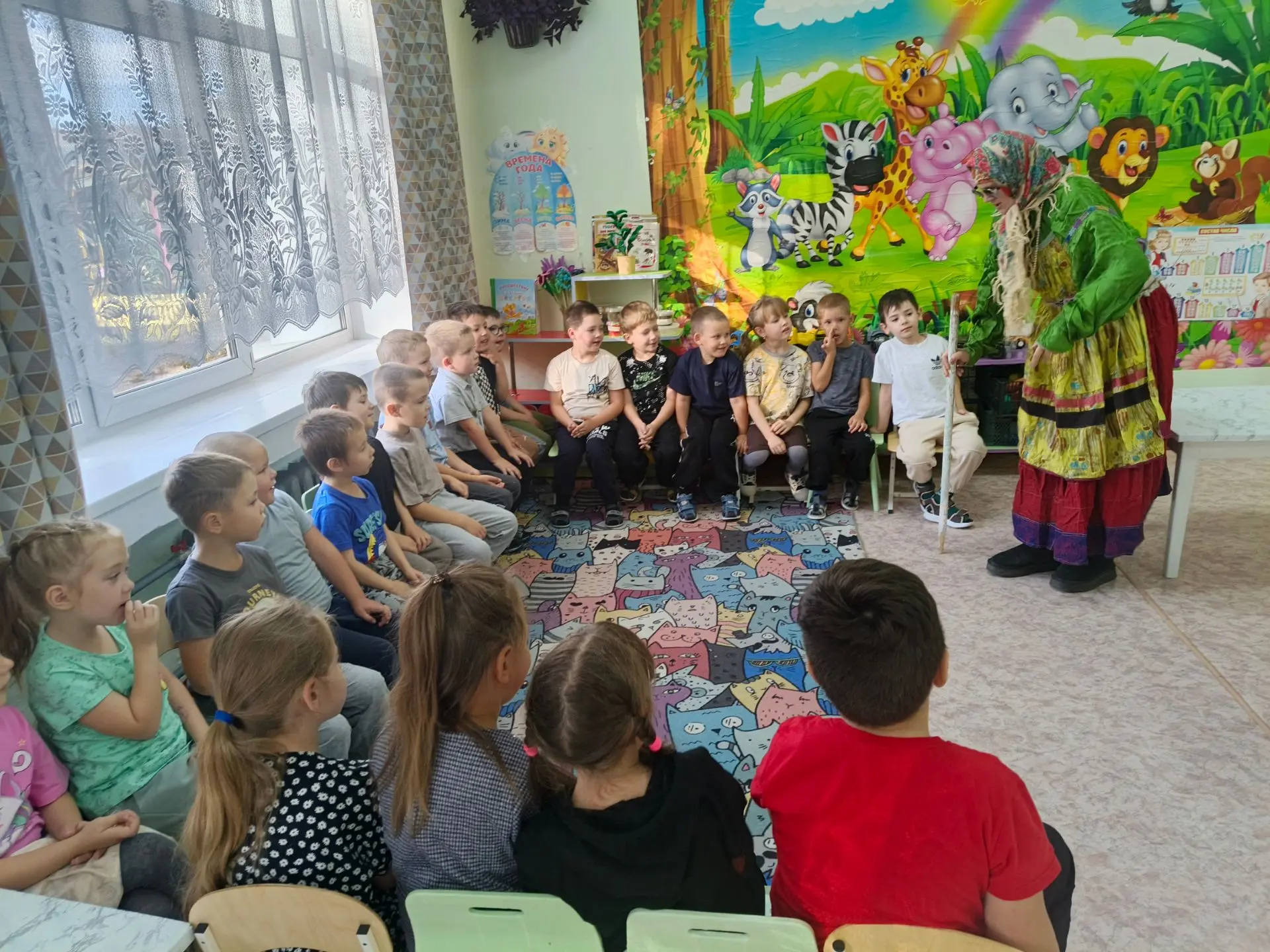 Сегодня к нашим ребятам в детский сад  "Подснежник" пришла в гости 🤗 необычная гостья.