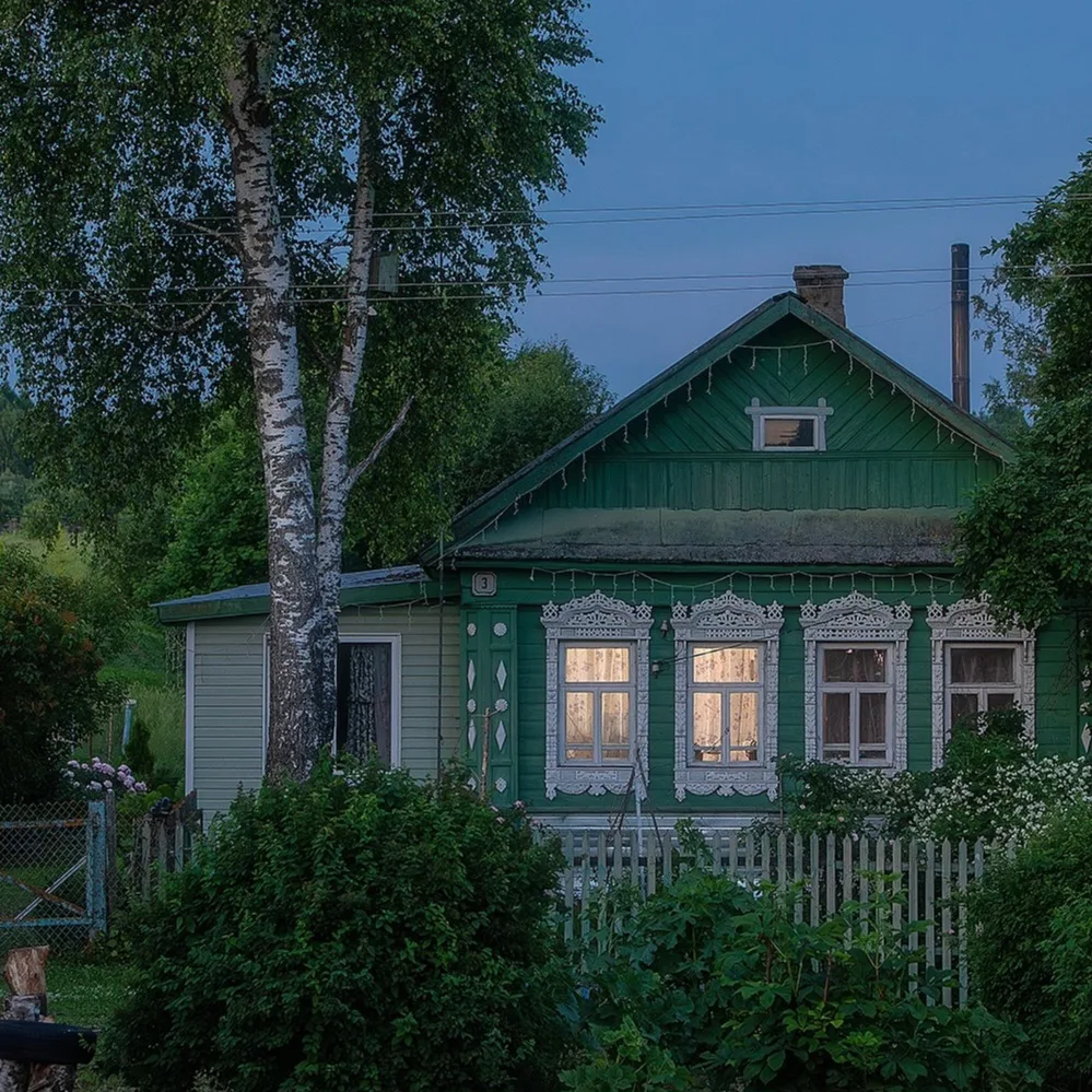 🏠Летняя ночь в деревенской глубинке.