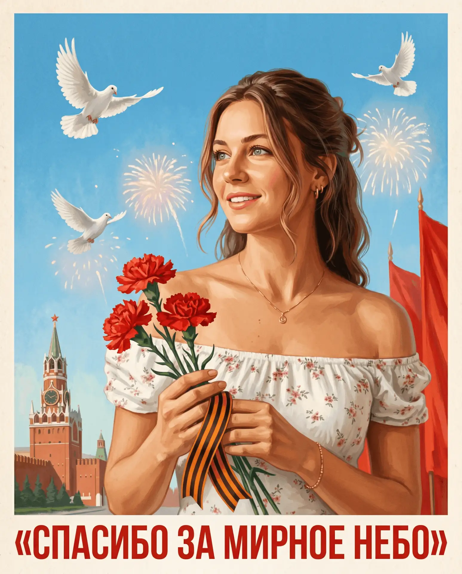⚡️ Новая функция к 9 Мая: персональные открытки из вашего фото!  Приближается День Победы — великий 