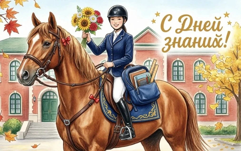 С Днем знаний, спортсмены! 🐎🍁