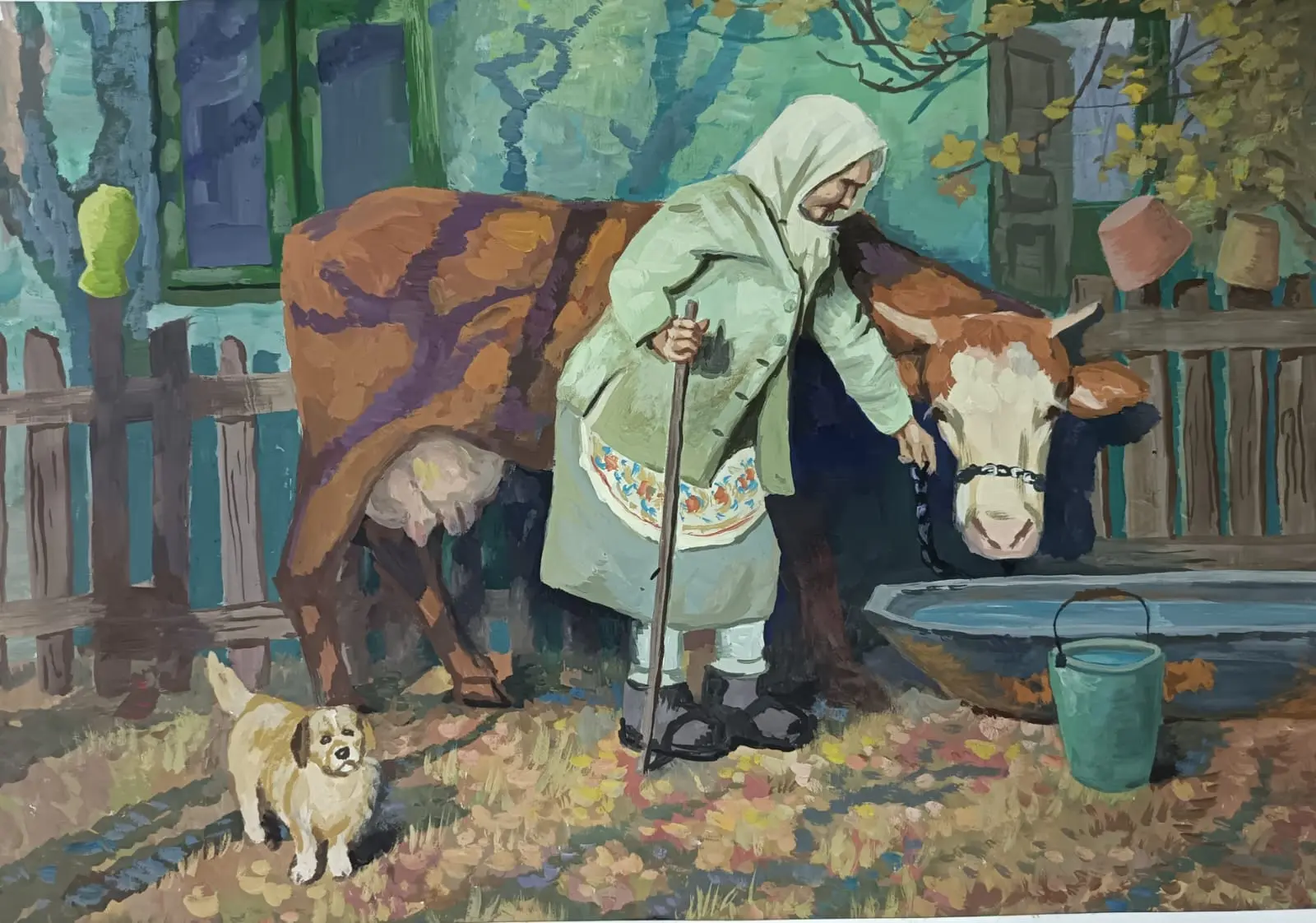 🎨«Палитра уважения: юные художники - старшему поколению»🍂