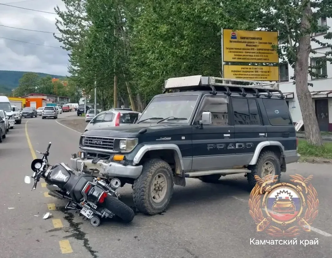 🚑 ДТП в Елизове: пострадал мотоциклист