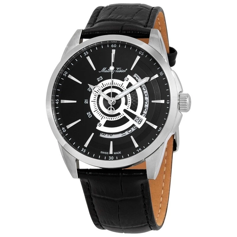 Мужские наручные часы Mathey-Tissot Mondo Quartz Black Dial (модель H711AN) представляю...