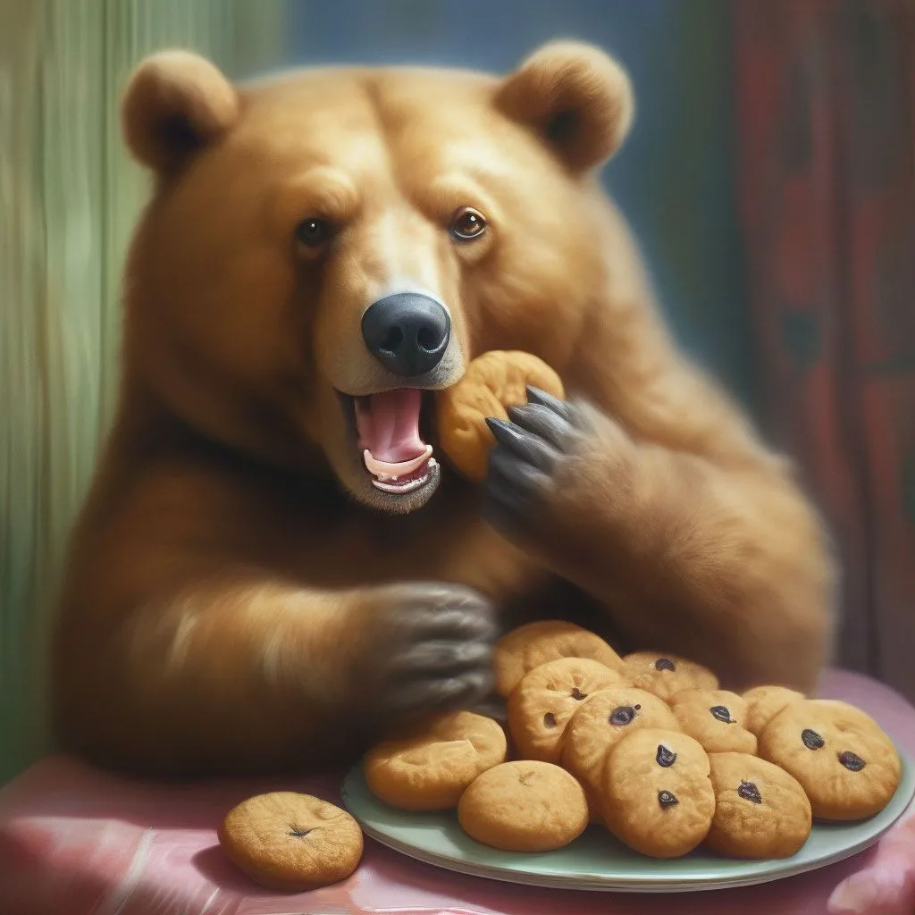 🐻Пару лет назад мишка у рыбаков в Кузбассе просто забирал печеньки, садился рядом с ни...