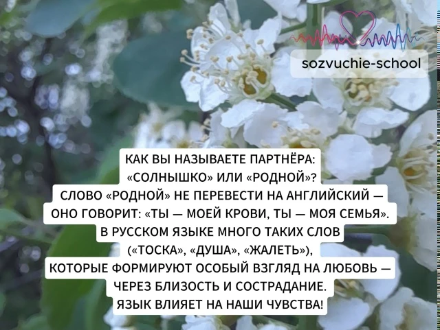 РУССКОЕ СЛОВО, КОТОРОГО НЕТ В АНГЛИЙСКОМ: "РОДНОЙ"