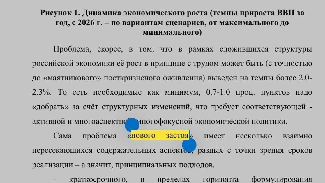 Ситуацию в российской экономике назвали «новым застоем».