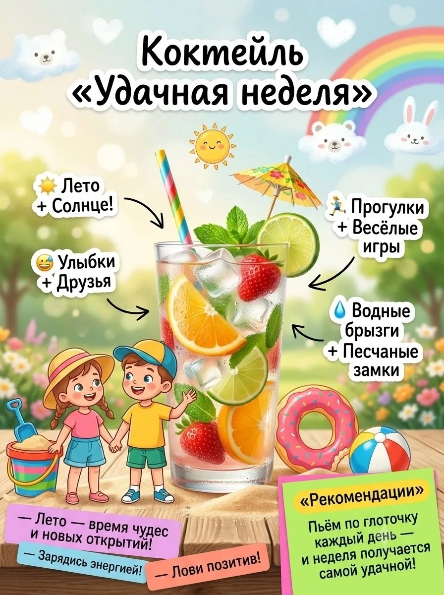 ☀️Новая неделя — это как чистый лист. Давайте заполним его продуктивными задачами, приятными встреча