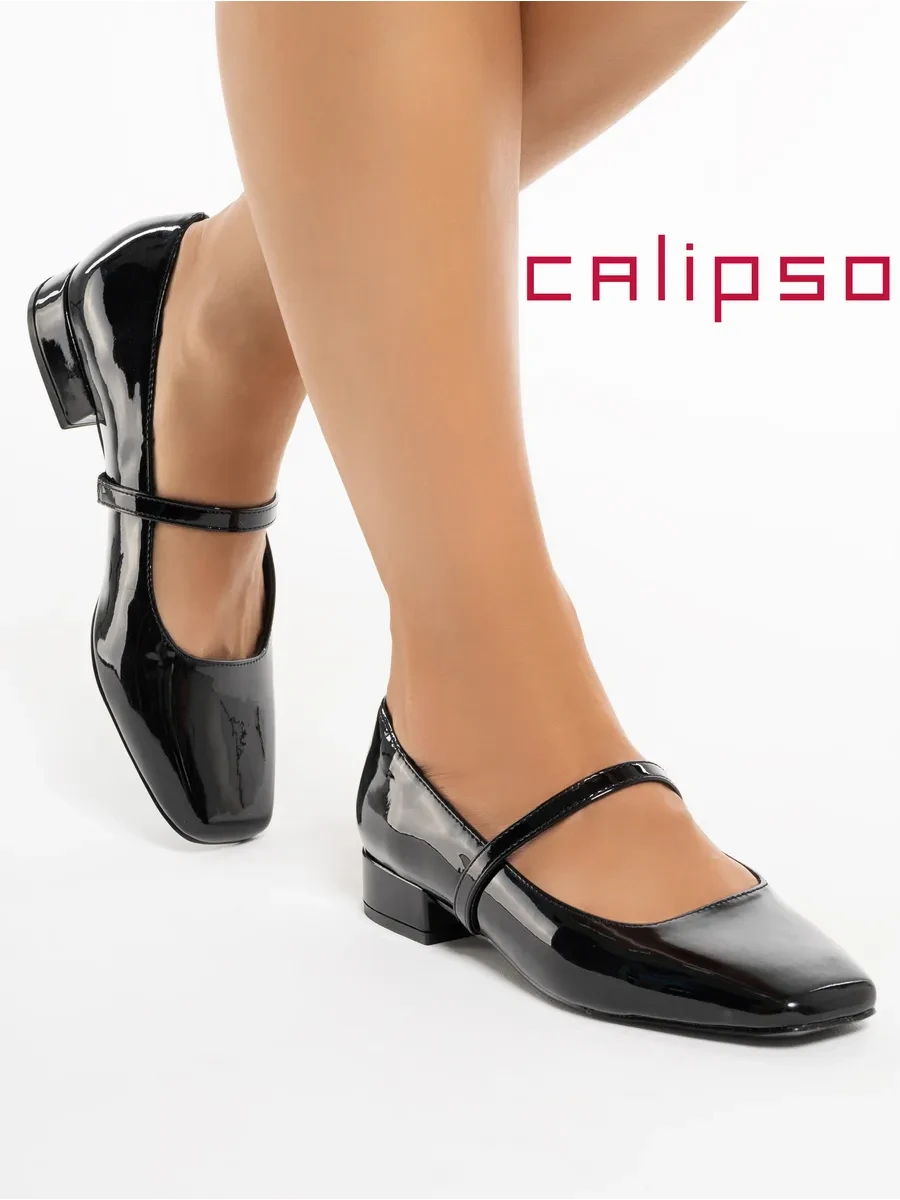 🟨 67,6% Балетки женские черные | Calipso
