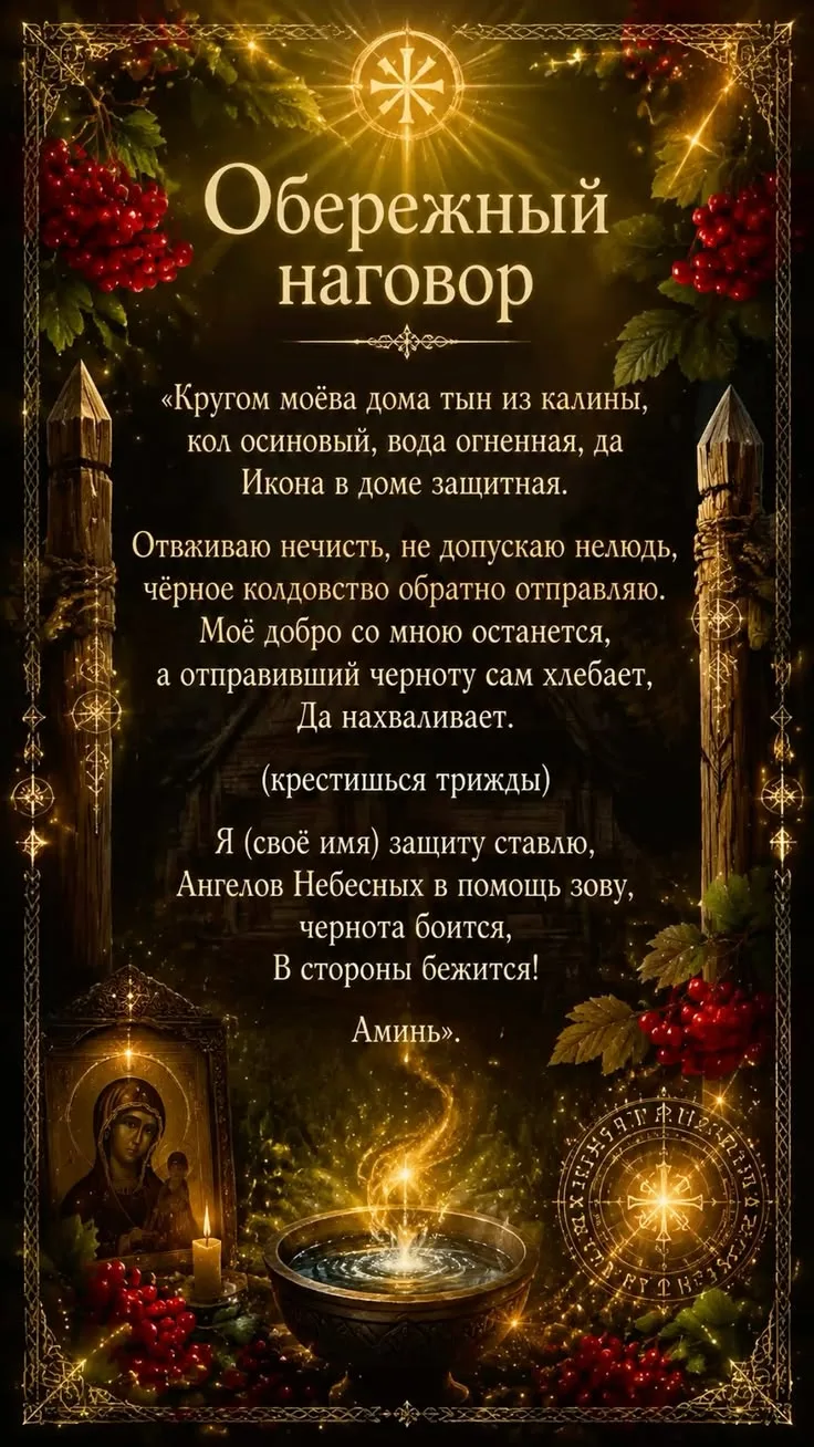 Обережный наговор🌿