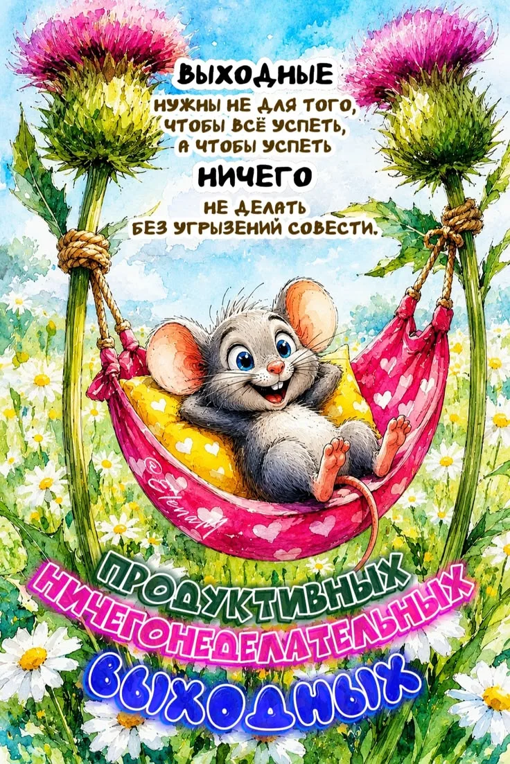 Продуктивных выходных