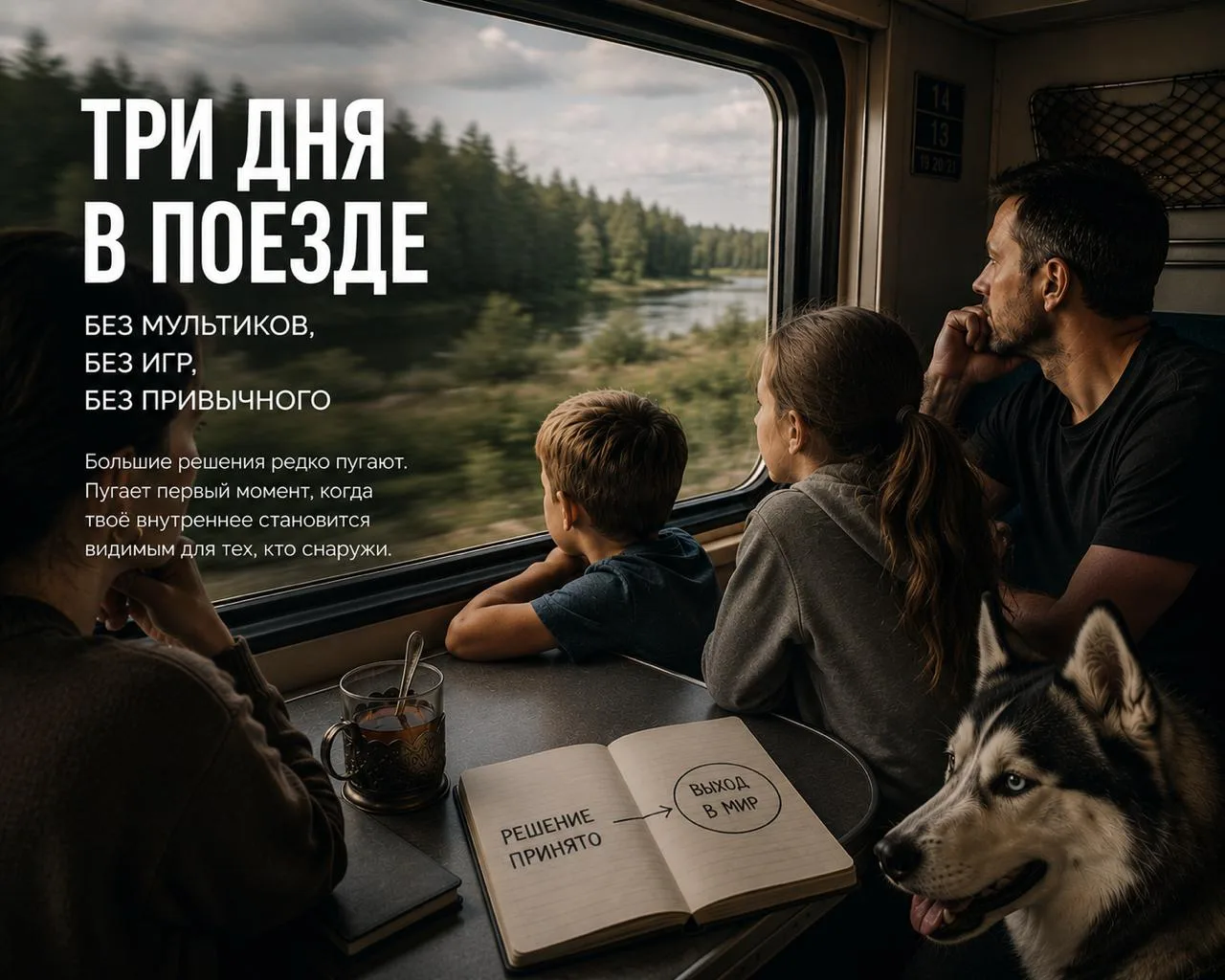 ТРИ ДНЯ В ПОЕЗДЕ. БЕЗ МУЛЬТИКОВ, БЕЗ ИГР, БЕЗ ПРИВЫЧНОГО

Через неделю мы переезжаем в новый дом.

Б