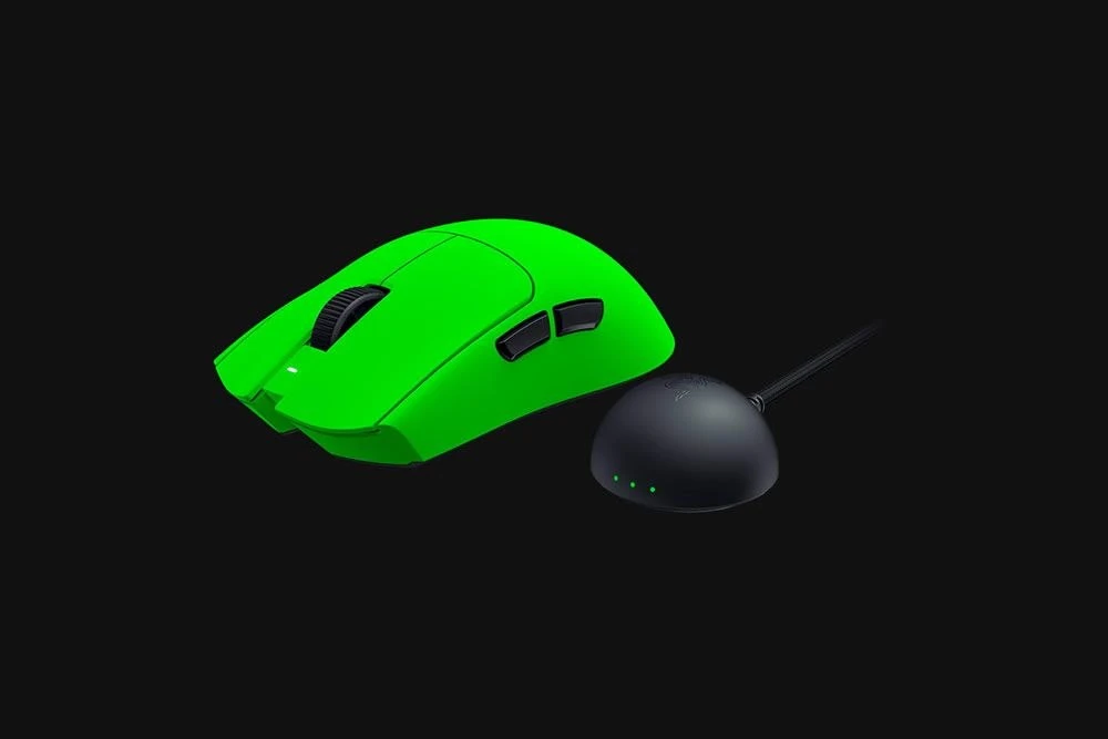 Razer Viper V4 Pro в фирменном зеленом цвете