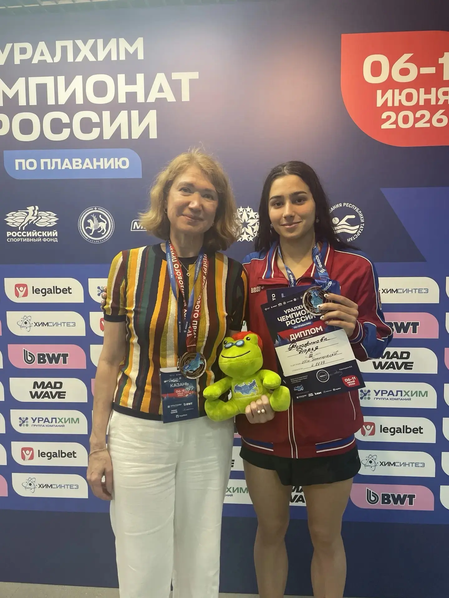 🥉 Бронзовая награда на чемпионате России по плаванию!

С 6 по 11 июня в Казани проходит чемпионат Р
