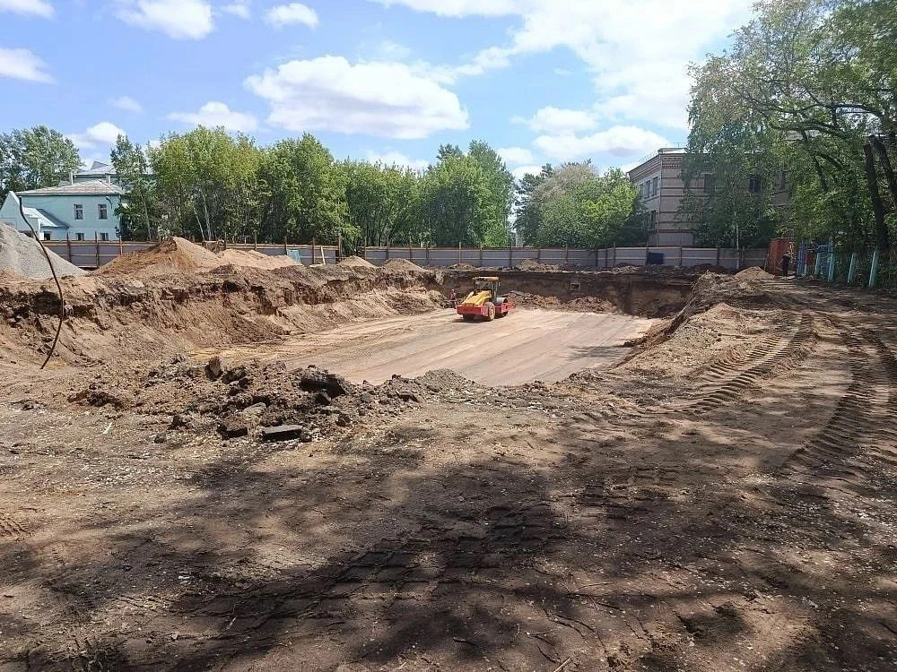 В Белогорске начали возводить новый терапевтический корпус