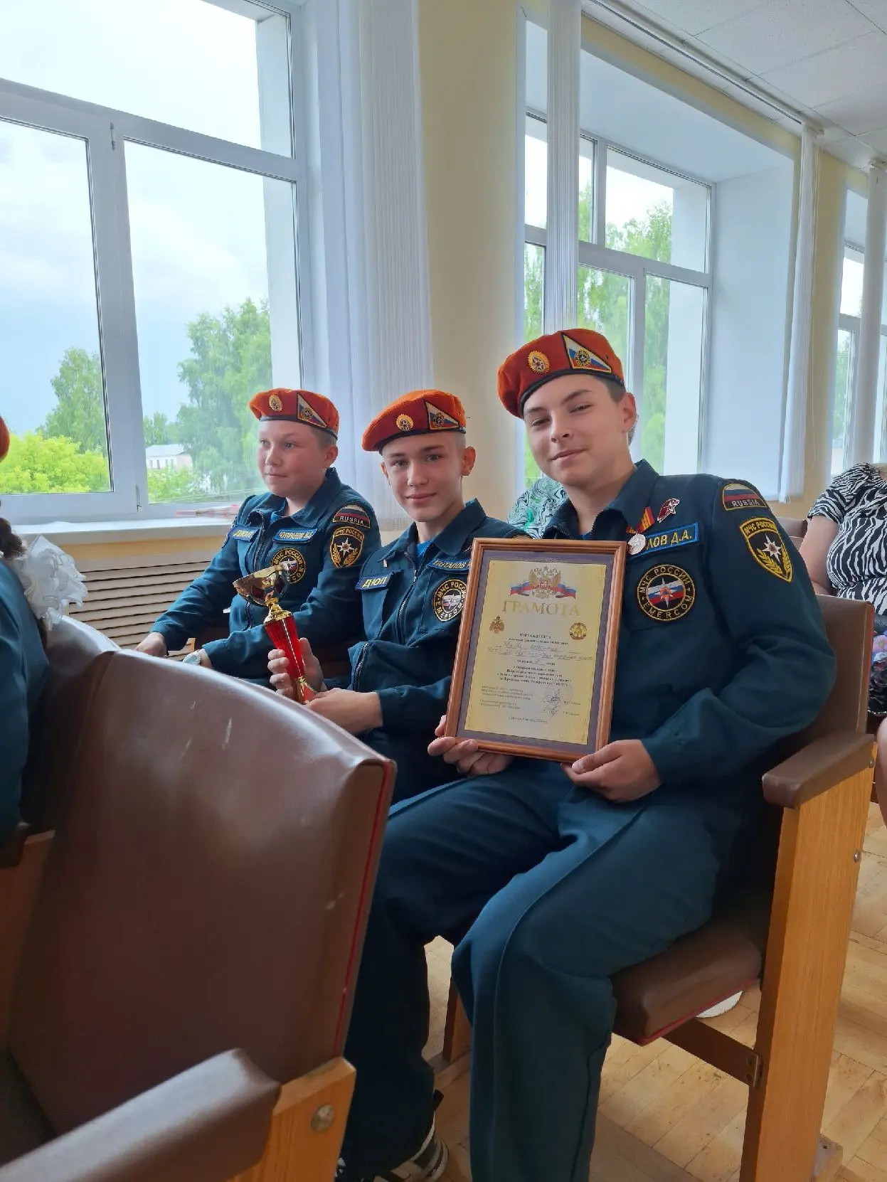 «Звезда спасения» - призёр межрегионального этапа среди дружин юных пожарных