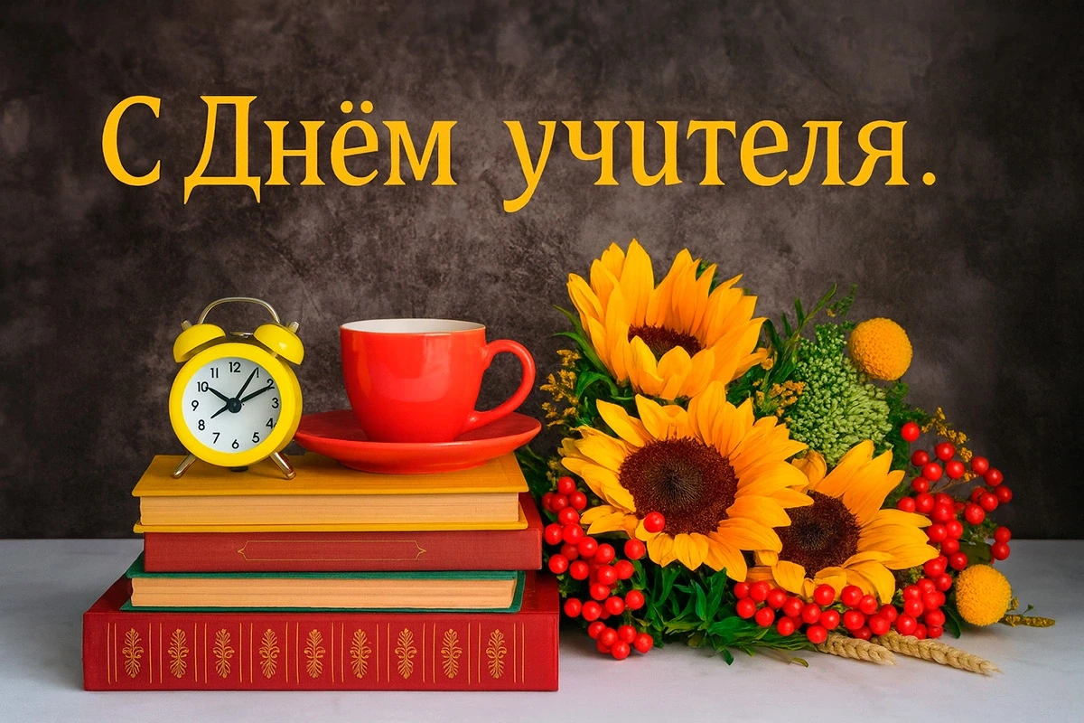 День учителя отмечают в октябре. Раньше его отмечали каждое первое воскресенье второго ...