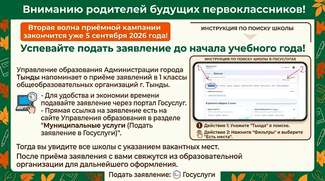 ❗Для родителей будущих 1-классников