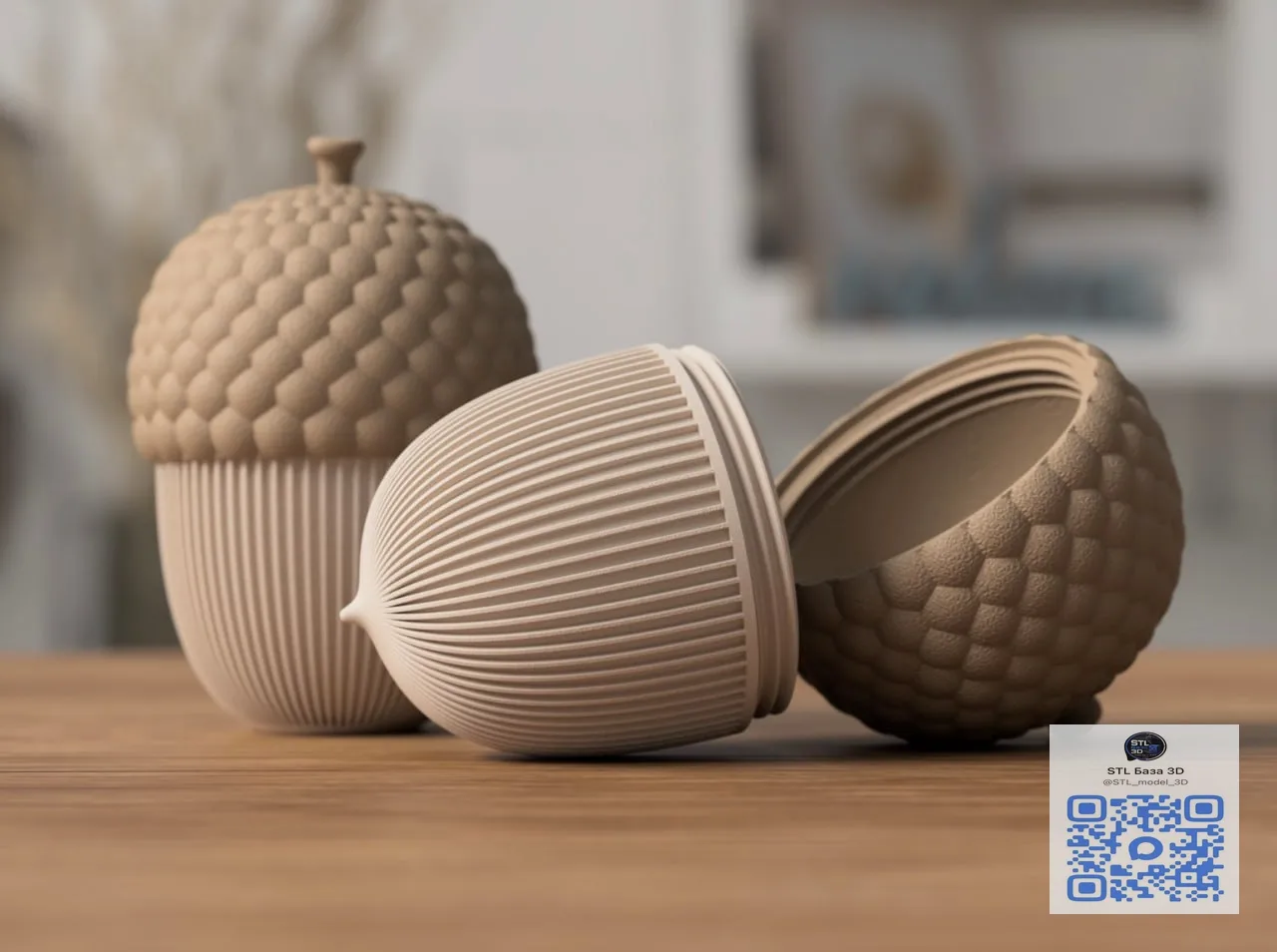 💭 Контейнер желудь

🔵 Наш ТГ
🟣 STL База 3D
📦 3D Барахолка
