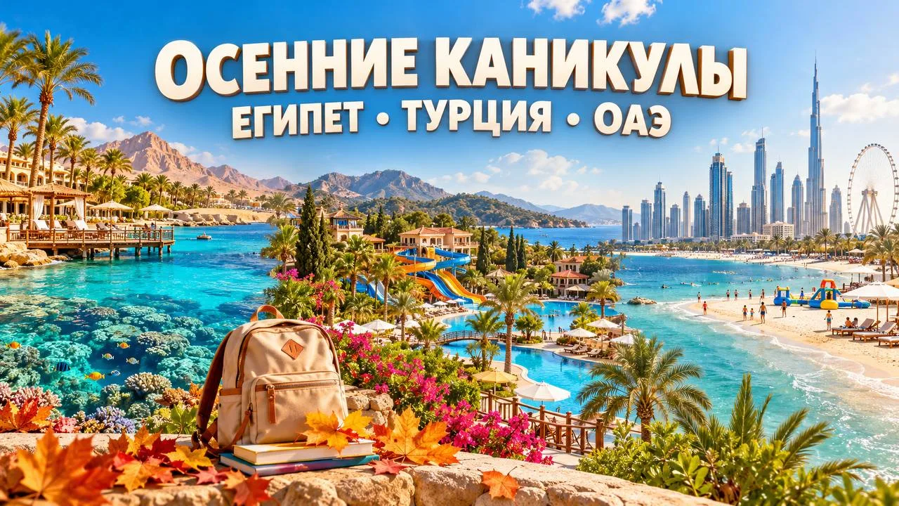 🍁Осенние школьные каникулы: Египет, Турция или ОАЭ?