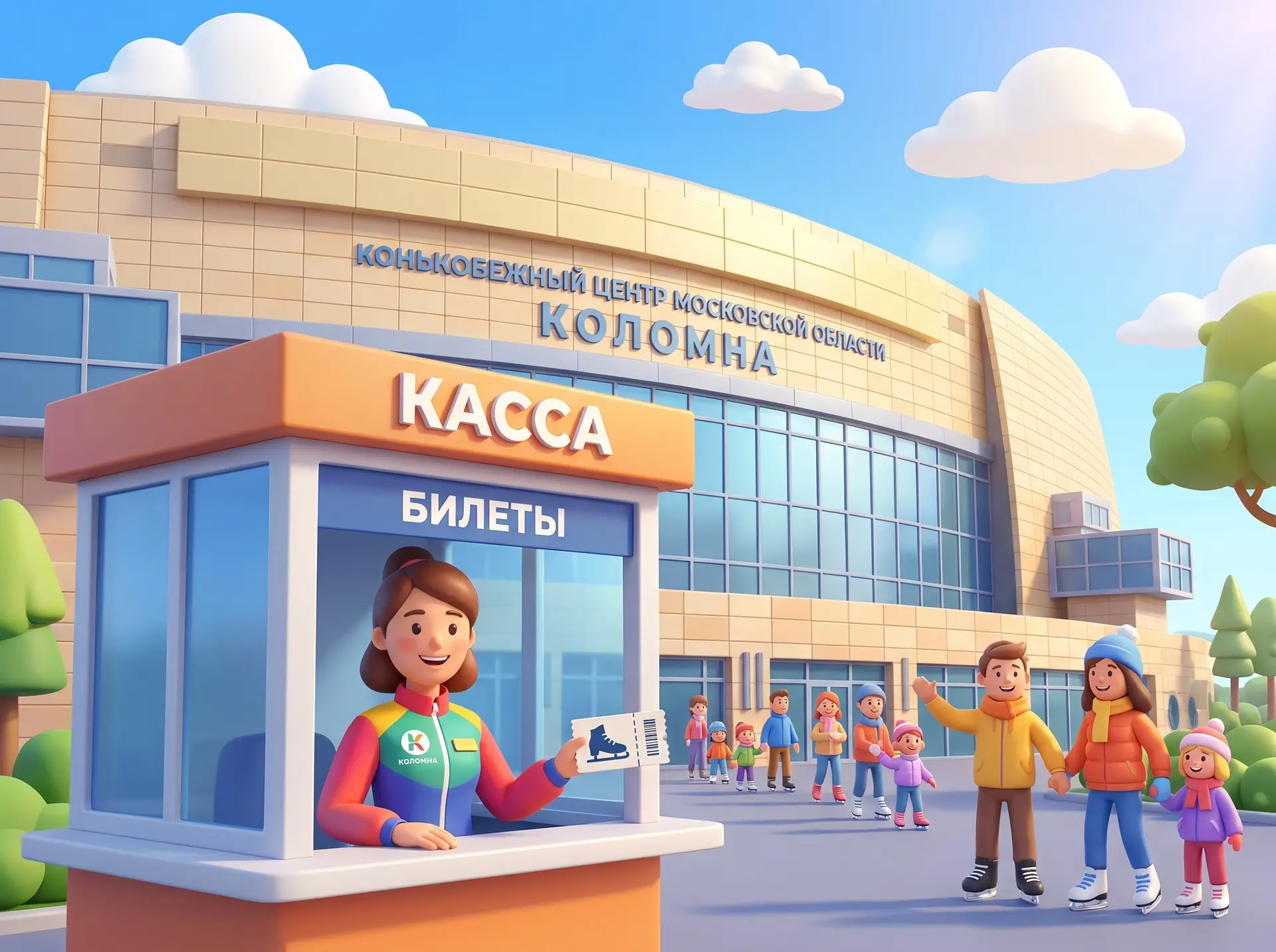 Коломна. Кассир билетный