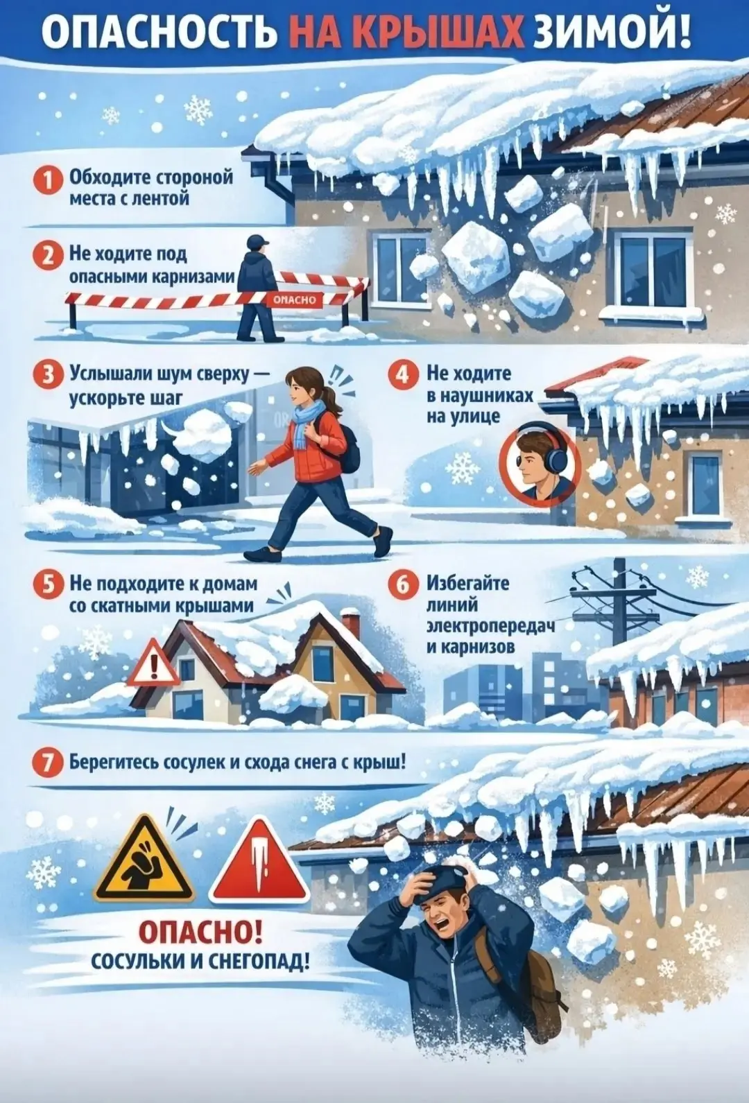 ОСТОРОЖНО: С НЕБА МОГУТ УПАСТЬ НЕ ТОЛЬКО СНЕЖИНКИ!