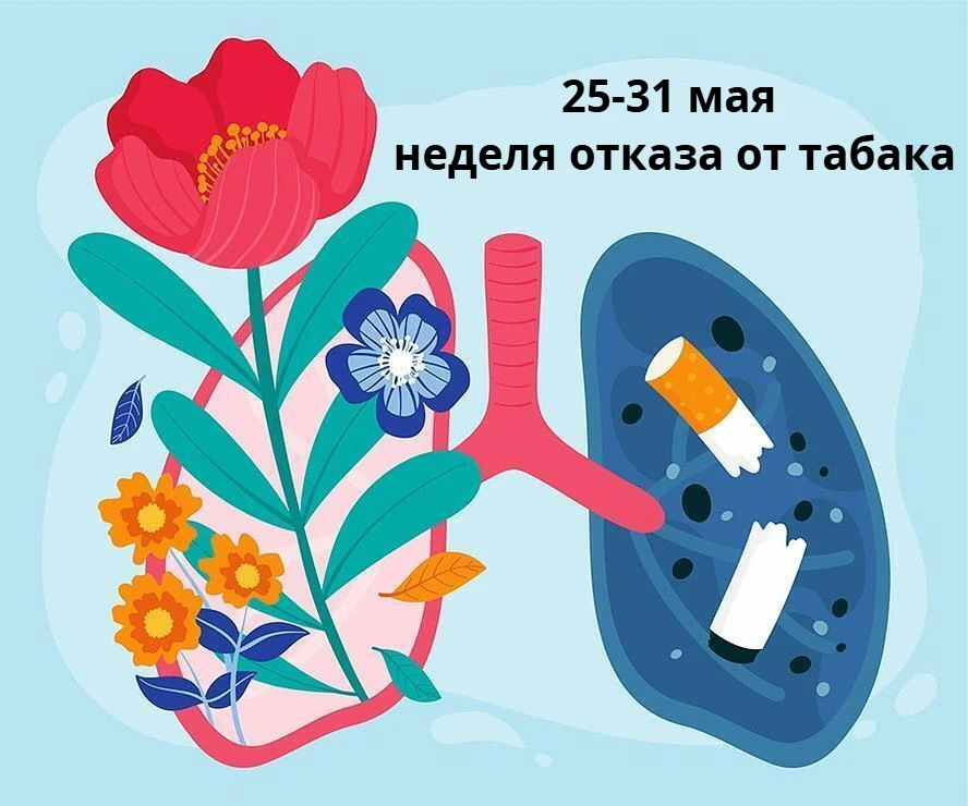 ✅С 25 по 31 мая пройдет неделя отказа от табака