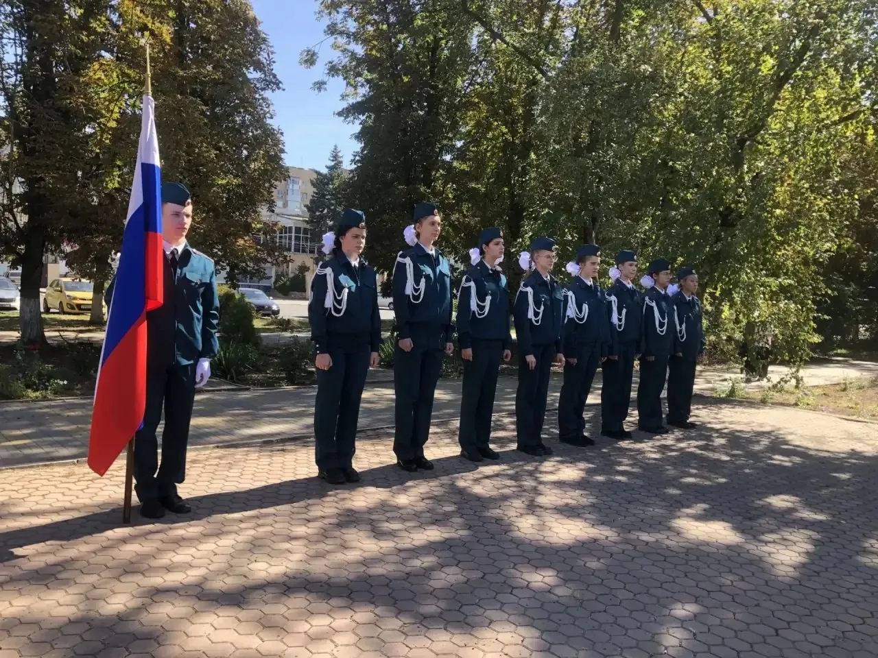 🎉 Первый почётный караул в новом учебном году! 🎉