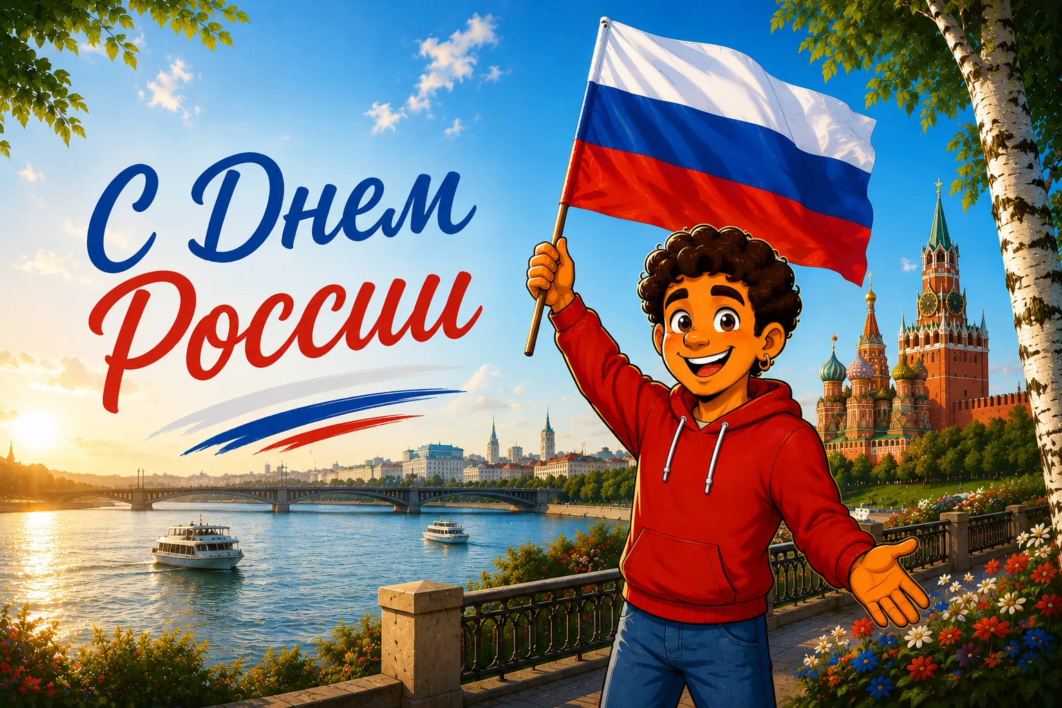 С Днем России🎉


Россия - это наши города, семьи, привычные улицы, любимые люди, дом, в котором жду