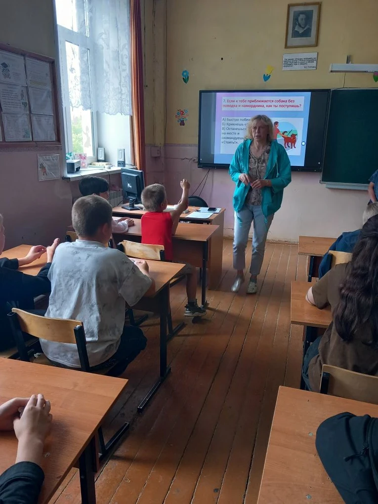 В рамках «Безопасное лето» в школьном лагере «Страна открытий» прошло интерактивное мероприятие «Пра
