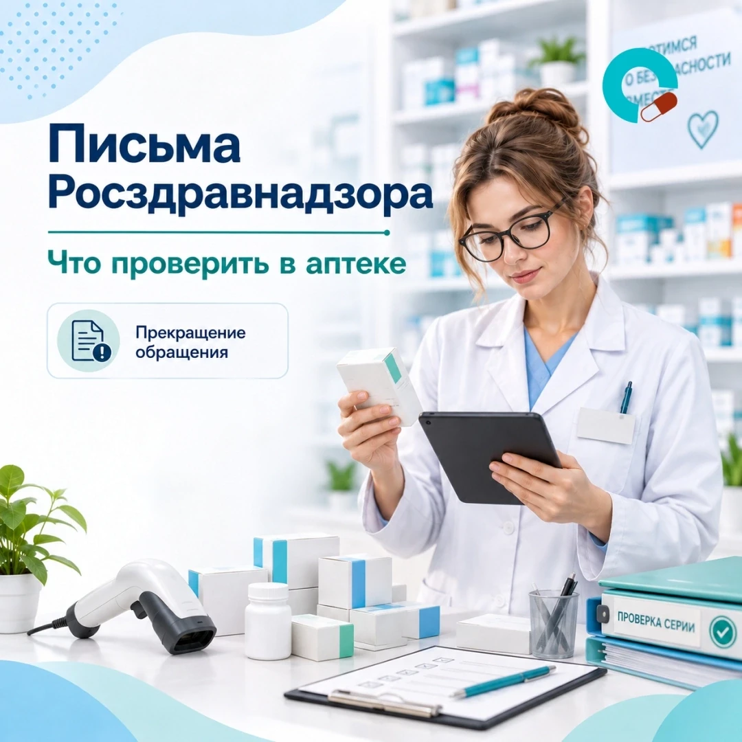 ‼ ️Письма Росздравнадзора: что проверить в аптеке