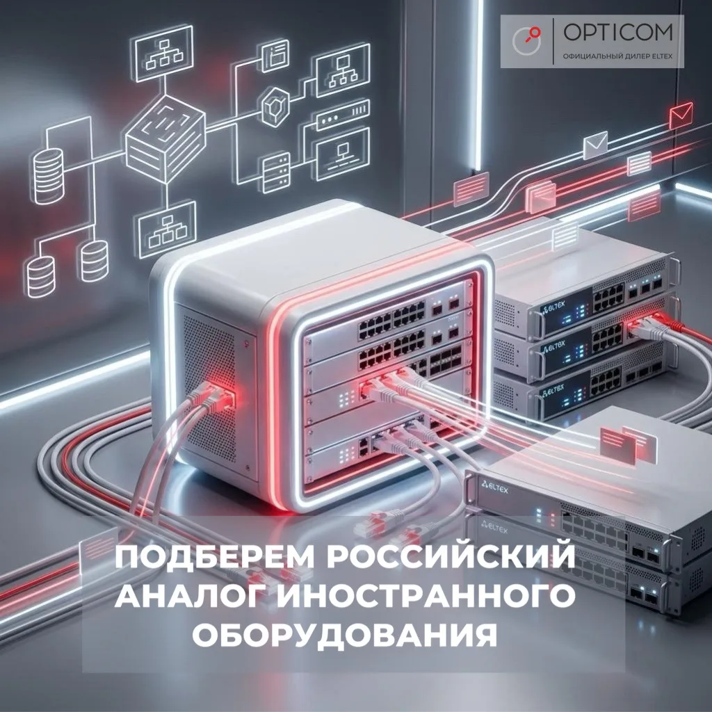 Поможем перейти на отечественное сетевое оборудование без простоев и потери функциональ...