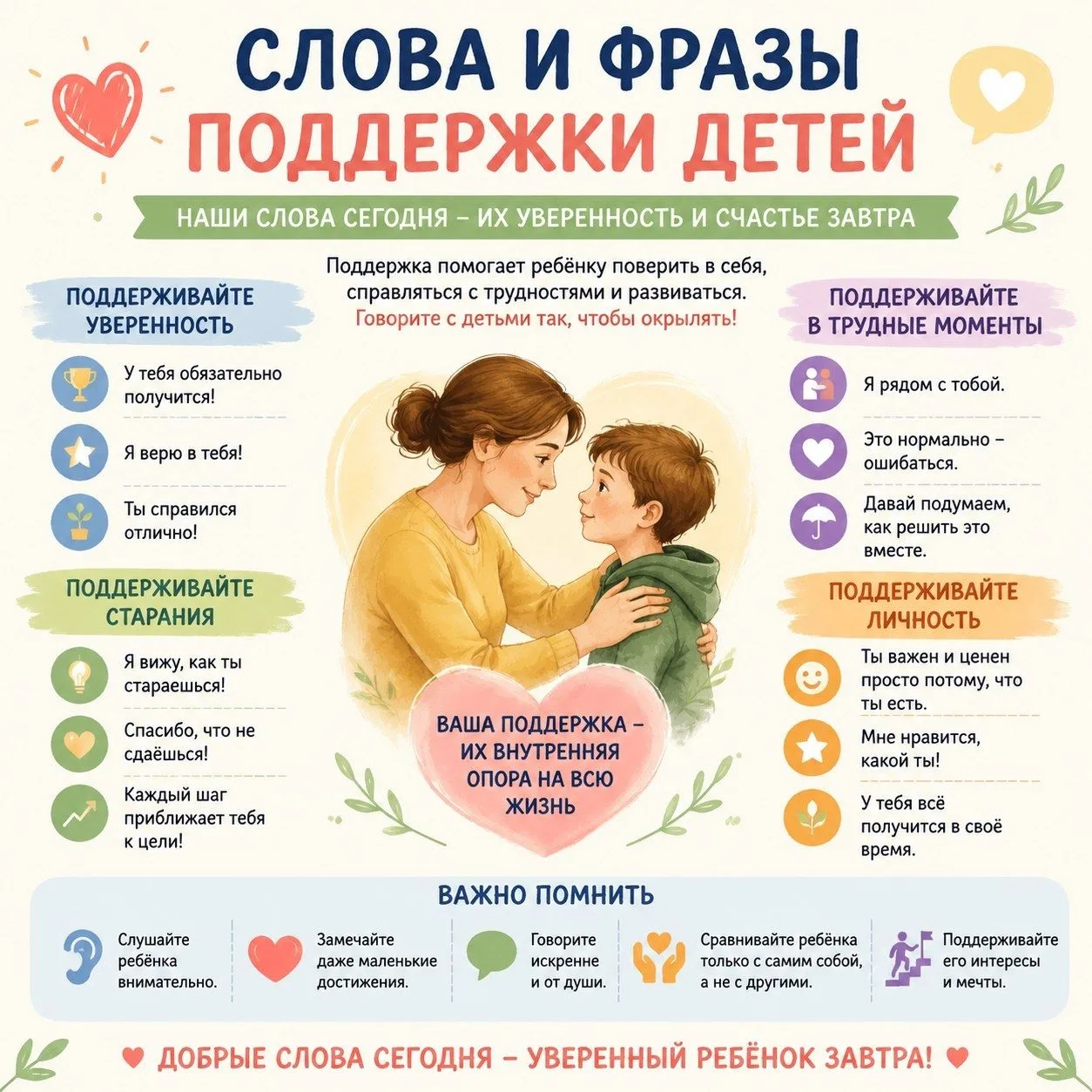 В детском саду и школе ребенок каждый день пробует новое — и не всегда все получается с...