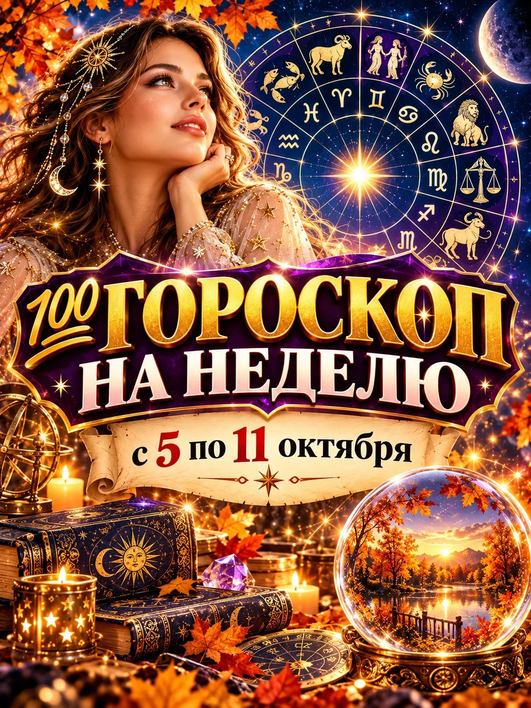 💯 ГОРОСКОП НА НЕДЕЛЮ с 5 по 11 октября 🌟