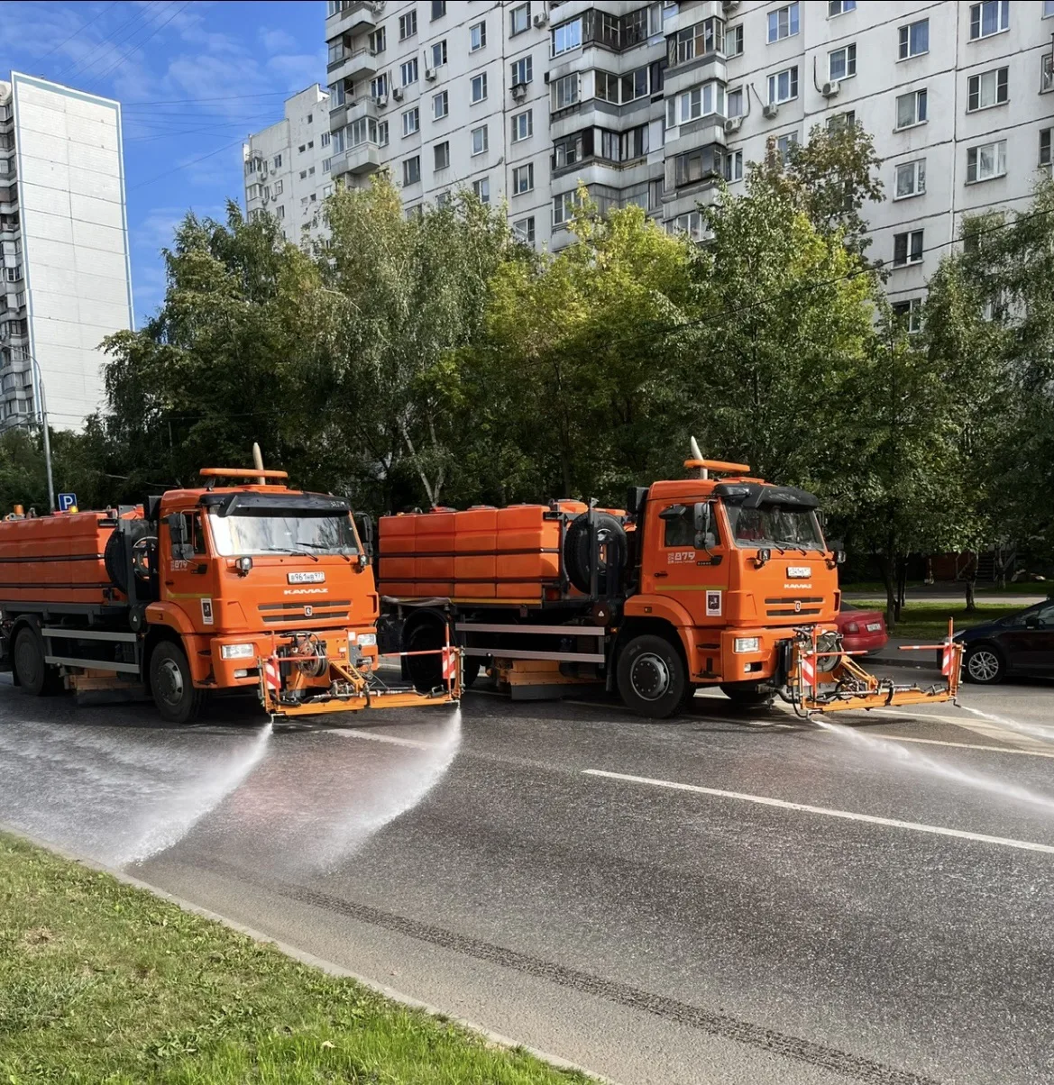 💦Выполнены работы по промывке территории с концентрированным моющим средством