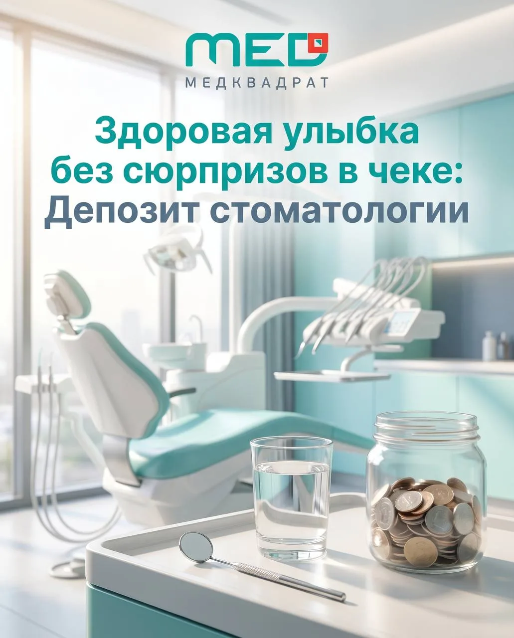 🩺Улыбка без сюрпризов в чеке: Депозит стоматологии в «Медквадрате»