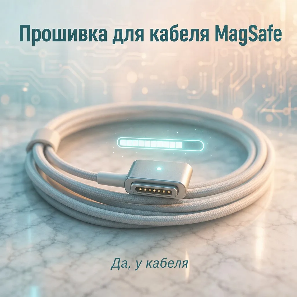 У кабеля MagSafe от макбука вышла прошивка