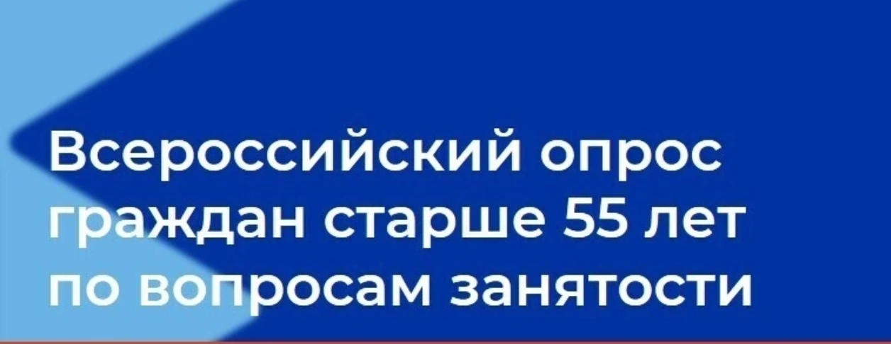Опрос для граждан старше 55 лет от Минтруда России изучает социальную и трудовую активн...