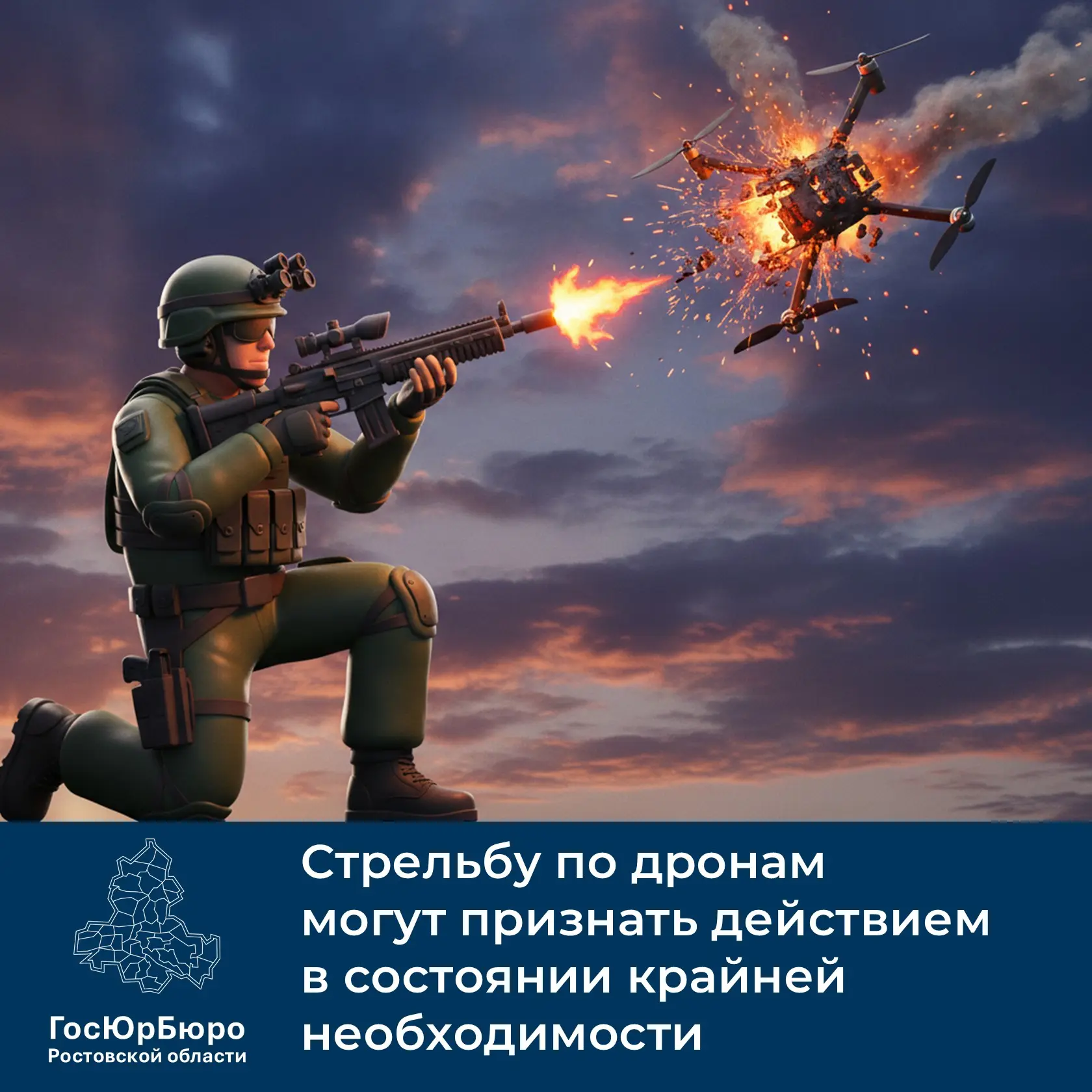 🚨 Важное судебное решение: стрельба по дронам признана действием в состоянии крайней н...