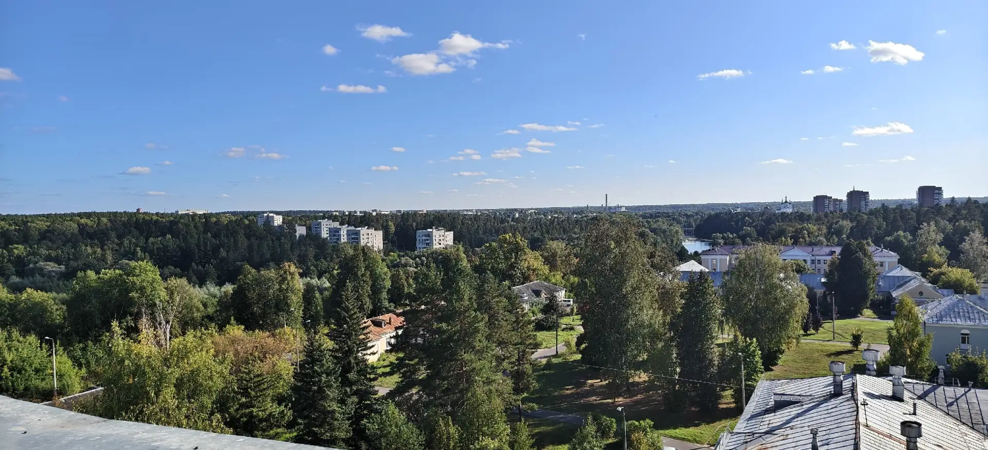 📷 Вид на город, открывающийся из больничного городка
