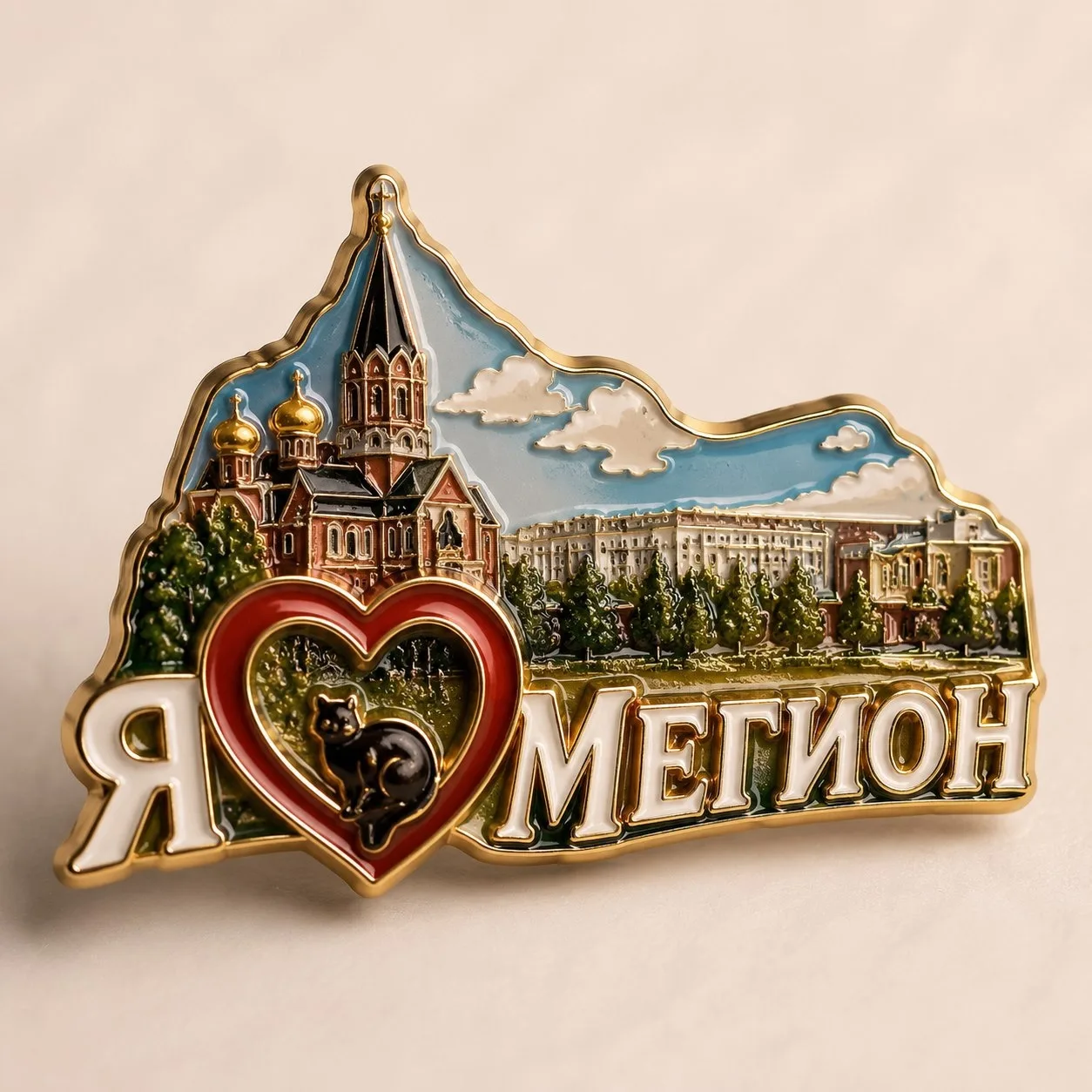 Подарок городу в его День рождения: лимитированная серия значков с видами Мегиона. https://vk.ru/wal