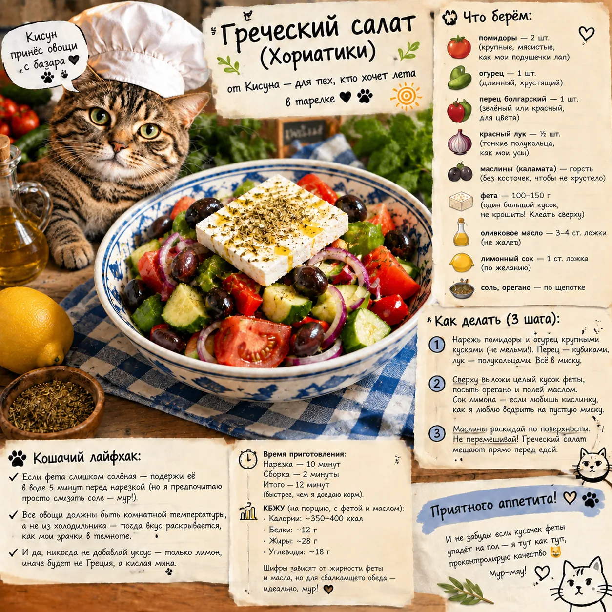 🥗 Греческий салат