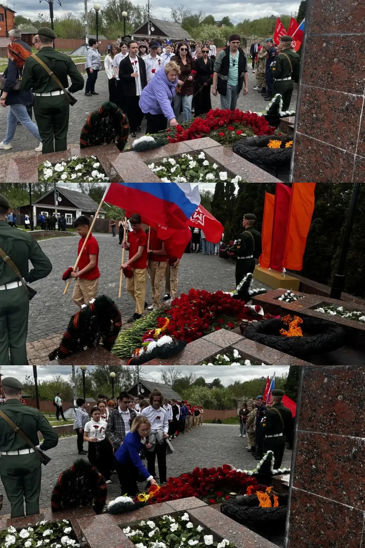 Соборная гора сегодня стала местом особенного единения и памяти! 🇷🇺🕊️  В преддверии великого праздни