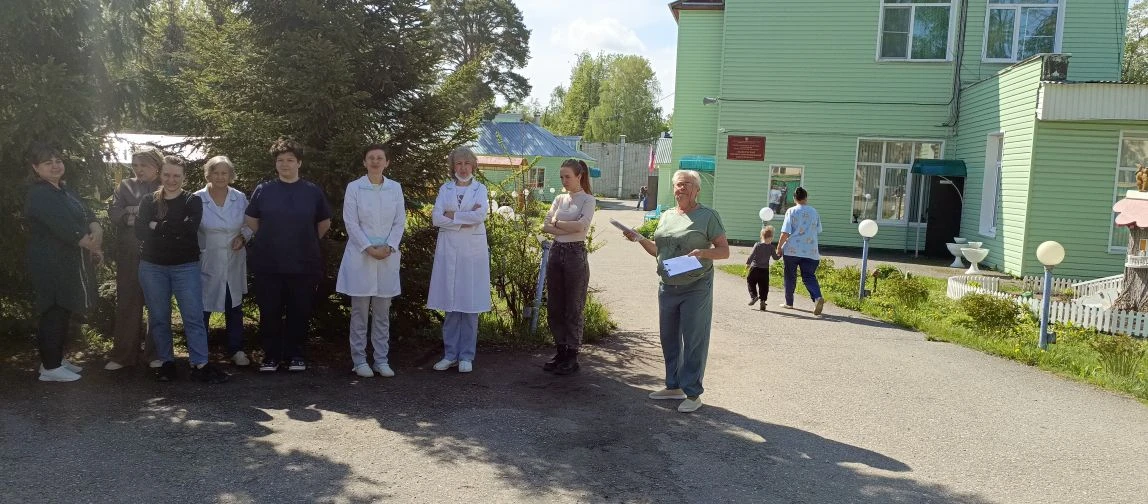 ✍️В Доме ребенка прошла тренировка «Действия руководящего состава, персонала при угрозе...