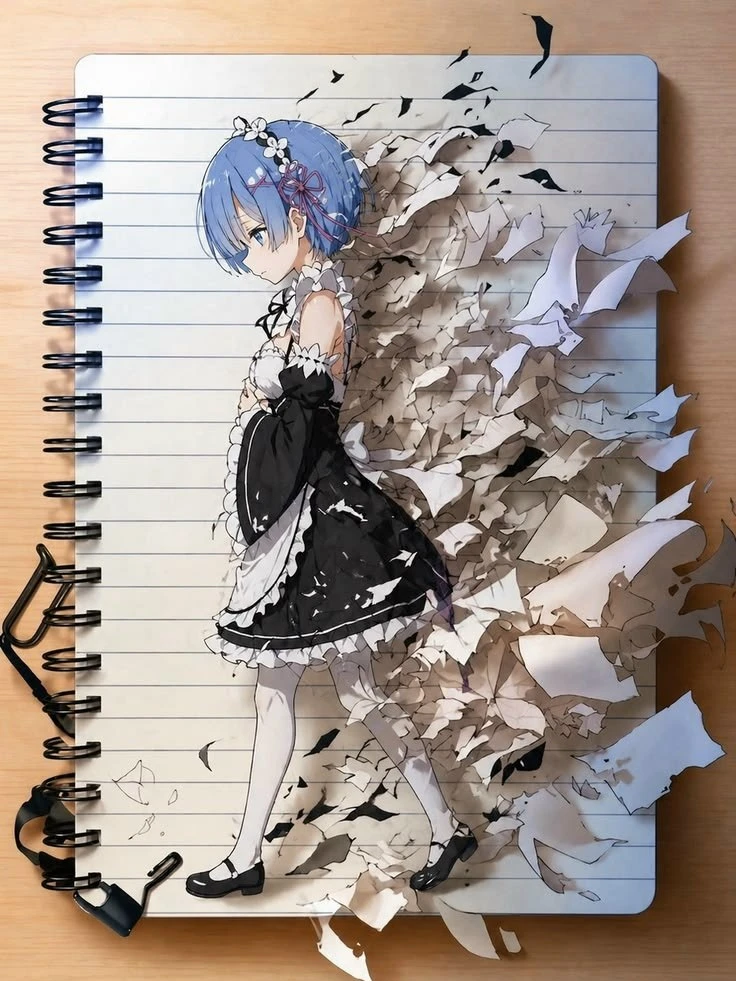 ❤️ Утро с Рем от HZ.  #арт | #rezero